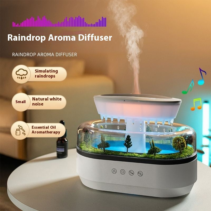 Micro Landscape Aroma Diffuser Household Bedroom Raindrop Humidifier - TWISSERLY