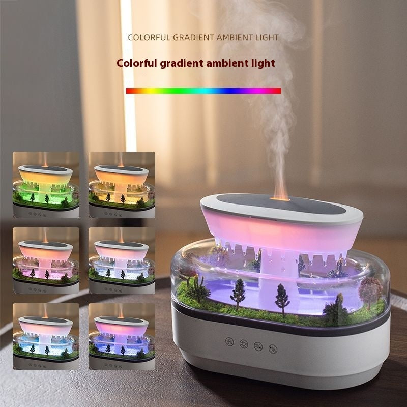 Micro Landscape Aroma Diffuser Household Bedroom Raindrop Humidifier - TWISSERLY