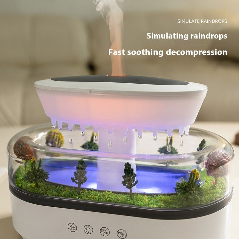 Micro Landscape Aroma Diffuser Household Bedroom Raindrop Humidifier - TWISSERLY