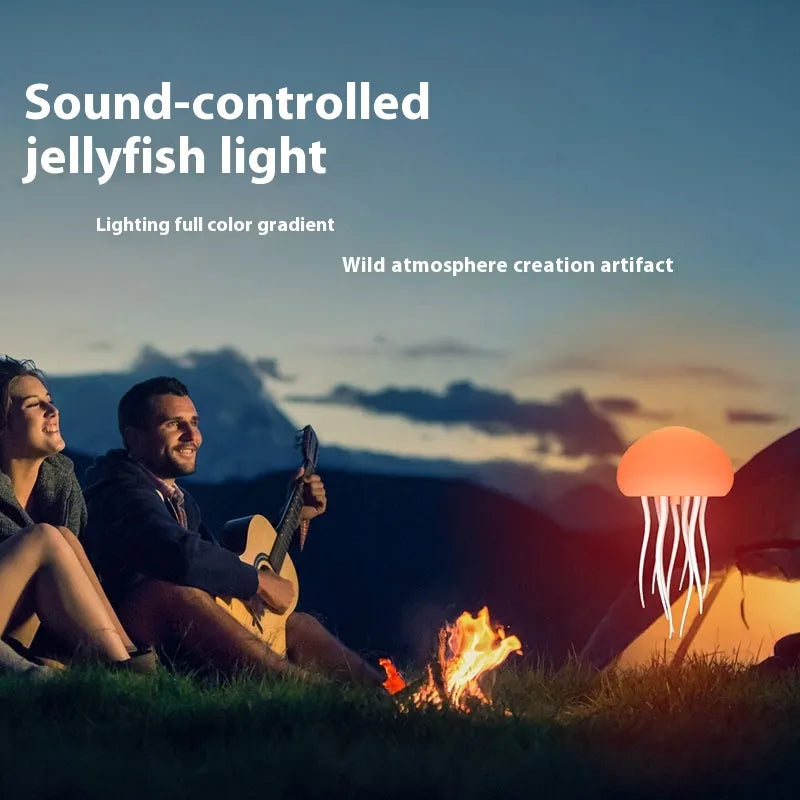 Jellyfish LED Lamp – Desk & Bedside Decor - TWISSERLY