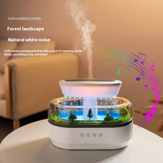 Micro Landscape Aroma Diffuser Household Bedroom Raindrop Humidifier - TWISSERLY