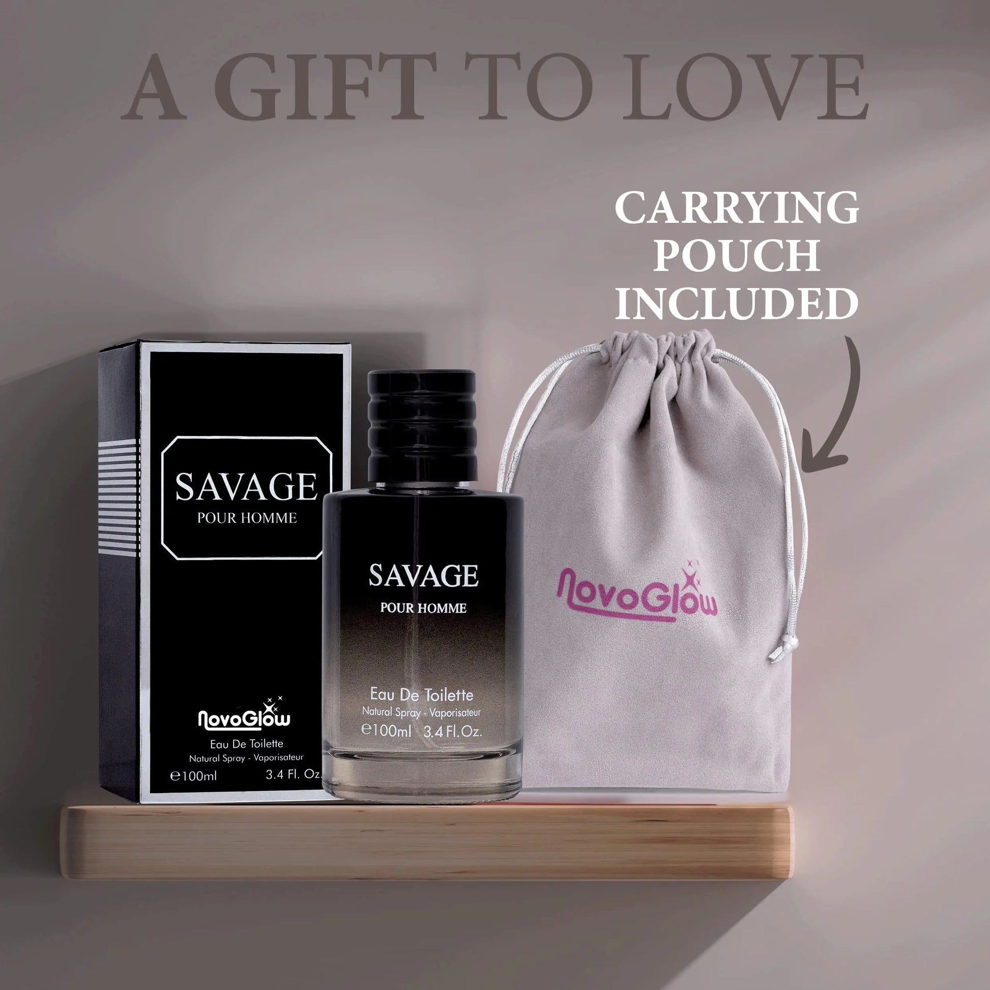 Savage for Men 3.4 Oz Men's Eau De Toilette Spray Refreshing & Warm Masculine Scent for Daily Use Men's Casual Cologne Great Holiday Gift Smell Fresh All Day A Gift for Any Occasion - TWISSERLY