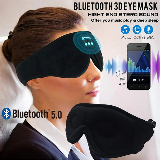 Wireless Call Stereo Music Blackout Sleep Eye Mask - TWISSERLY