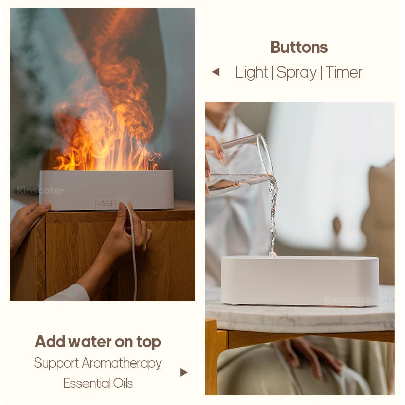 Diffuser Flame Air Humidifier - TWISSERLY